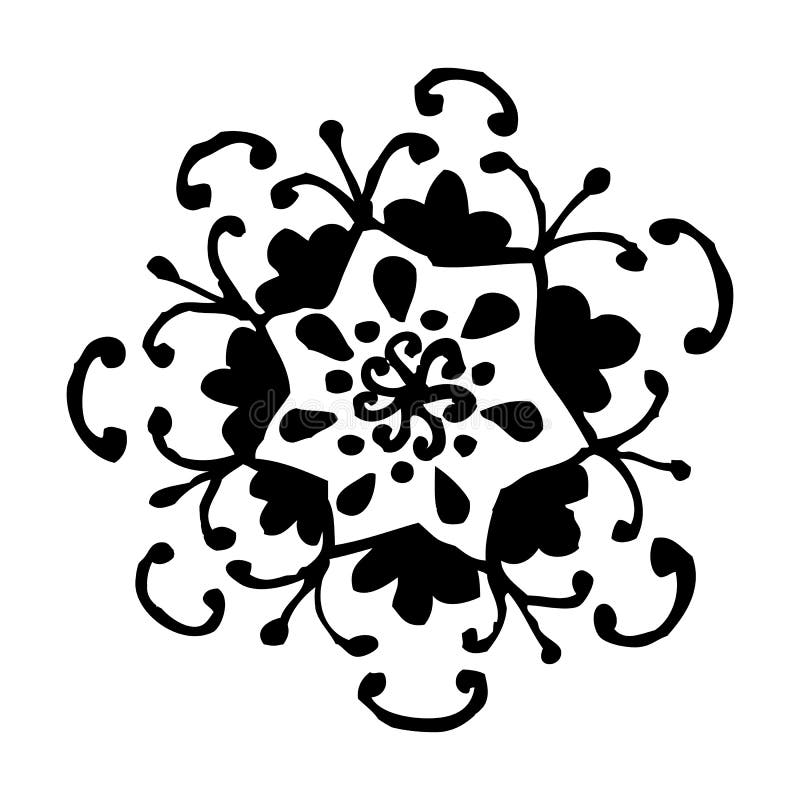 Kwiatu mandala wektoru ilustracja Dorosła kolorystyki strona Kółkowy abstrakcjonistyczny kwiecisty orientalny wzór, rocznik dekor ilustracji Kwiatu mandala wektoru ilustracja Dorosła kolorystyki strona Kółkowy abstrakcjonistyczny kwiecisty orientalny wzór, rocznik dekor ilustracji