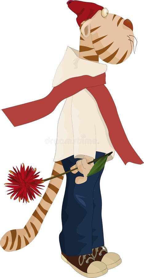 kwiatu tygrys ilustracji kwiatu tygrys ilustracji