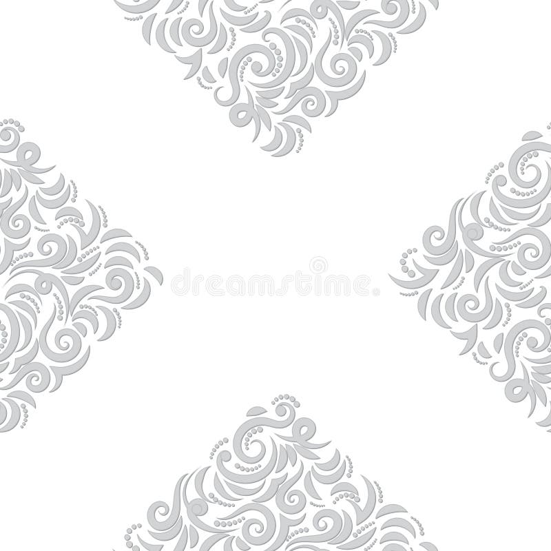Kwiecisty 3d Bezszwowy Deseniowy t?o ilustracja wektor Kwiecisty 3d Bezszwowy Deseniowy t?o ilustracja wektor
