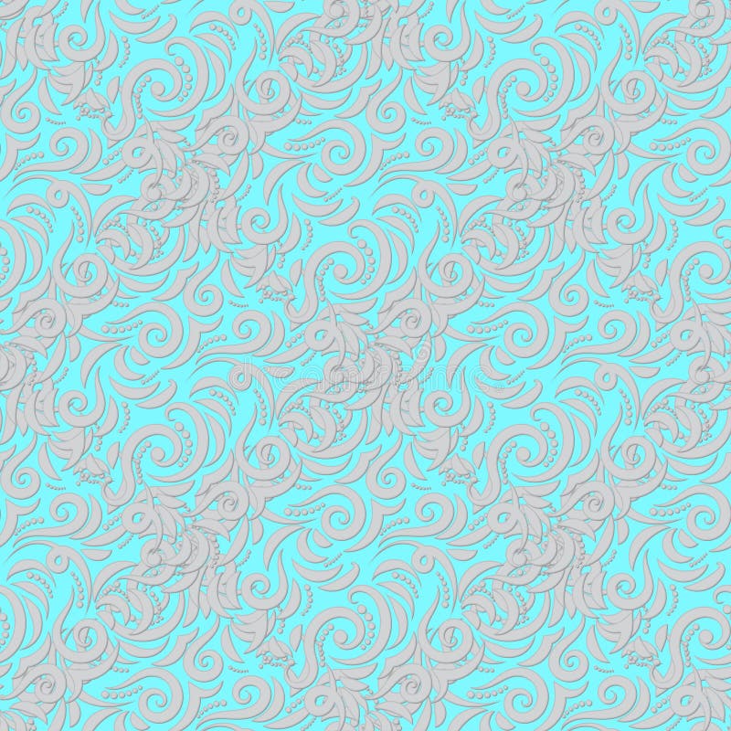 Kwiecisty 3d Bezszwowy Deseniowy t?o ilustracji Kwiecisty 3d Bezszwowy Deseniowy t?o ilustracji