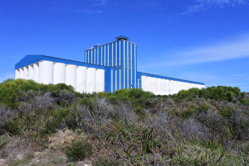 Kwinana Grain Terminal in Rockingham in Western Australia