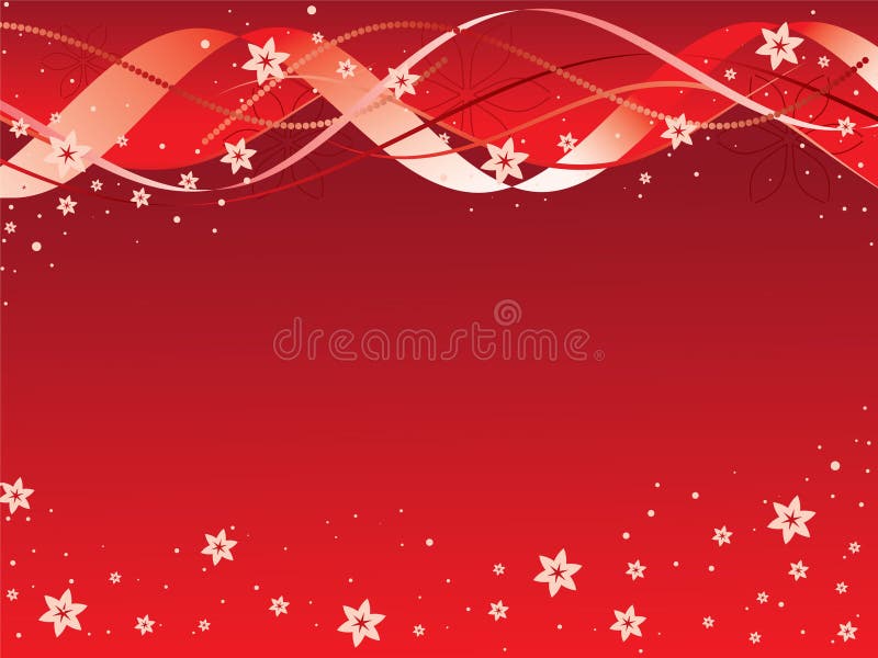 kwitnie czerwonych faborki royalty ilustracja kwitnie czerwonych faborki royalty ilustracja