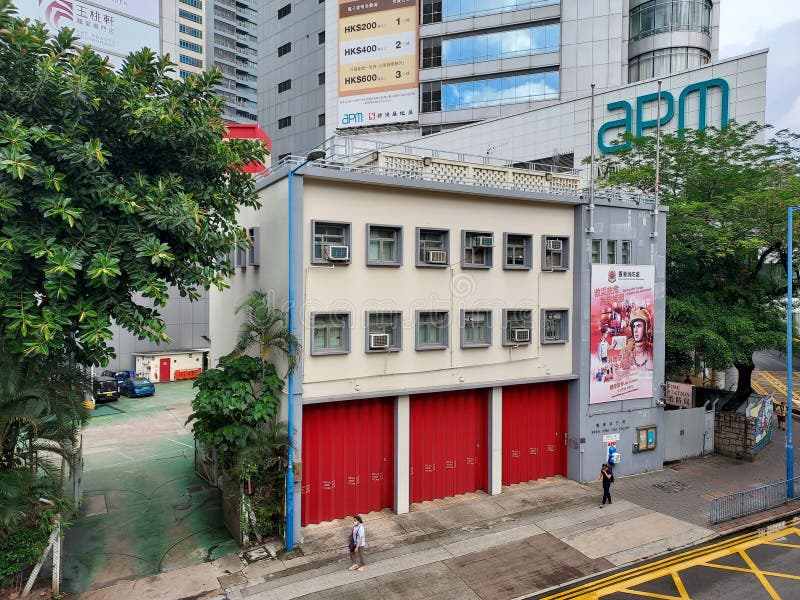 Kwun Tong Fire Station at Kowloon Hong Kong at 6 Sep 2023 Editorial ...