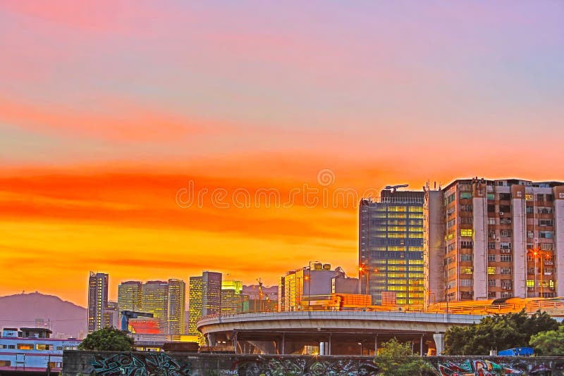 kwun tong, Hong Kong miasto przy 2014 zdjęcie stock kwun tong, Hong Kong miasto przy 2014 zdjęcie stock