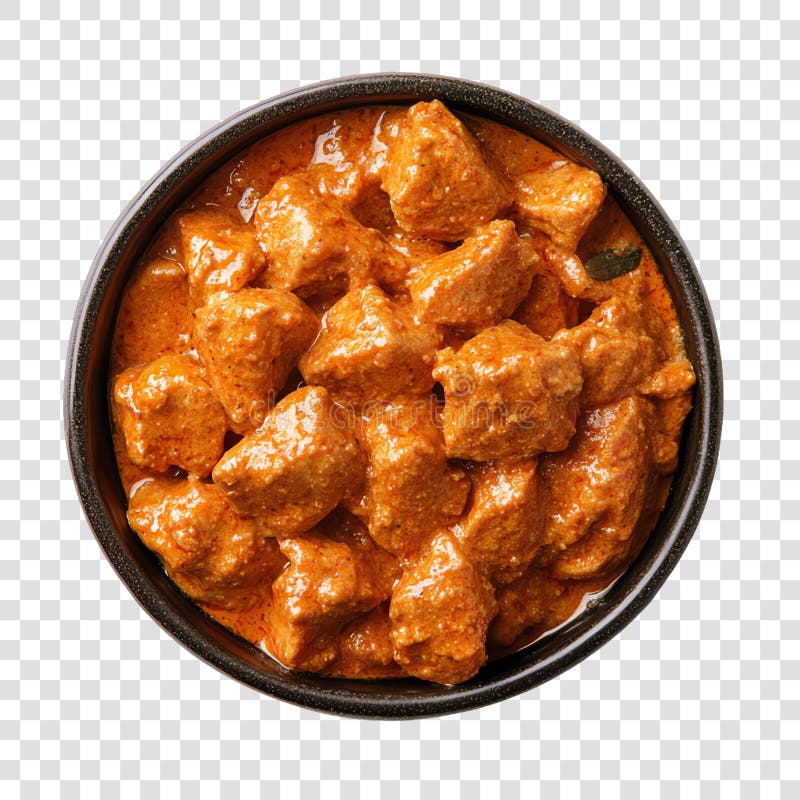Kycklingtikka masala stock illustrationer