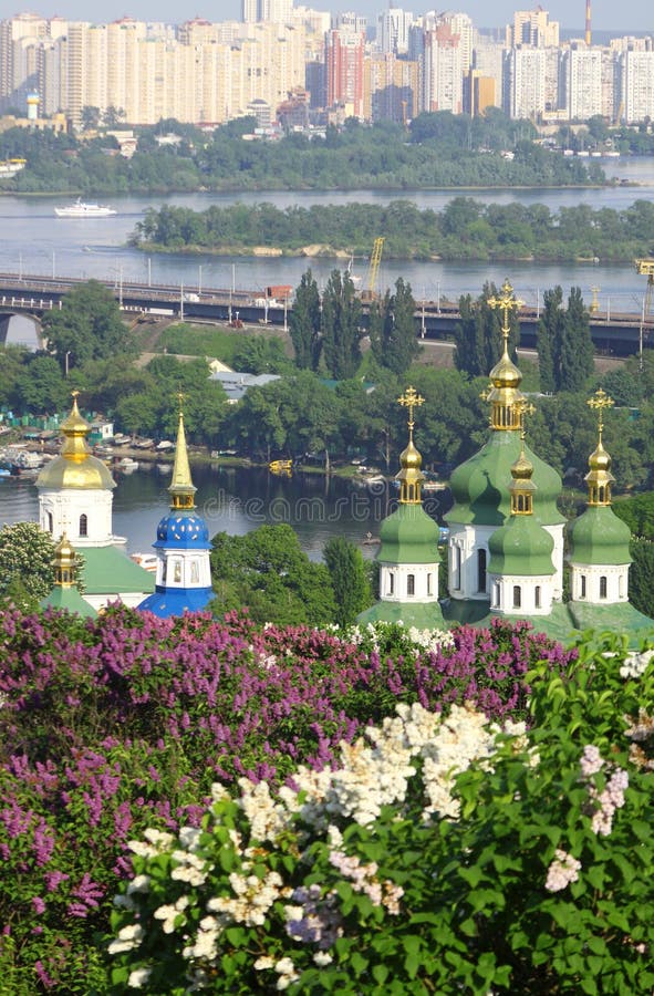 Botanischer Garten Kiew im Frühling stockfotos