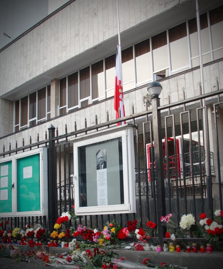 KYIV, UKRAINEAPRIL 10 Mourning Flowers. Editorial Image Image of
