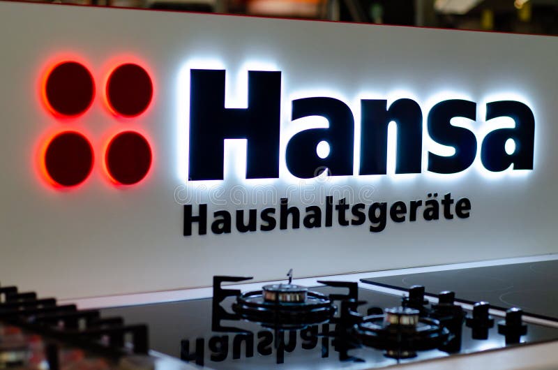Kyiv, Ukraine February 09, 2019 Hansa Logo in the Shop. Hansa is a