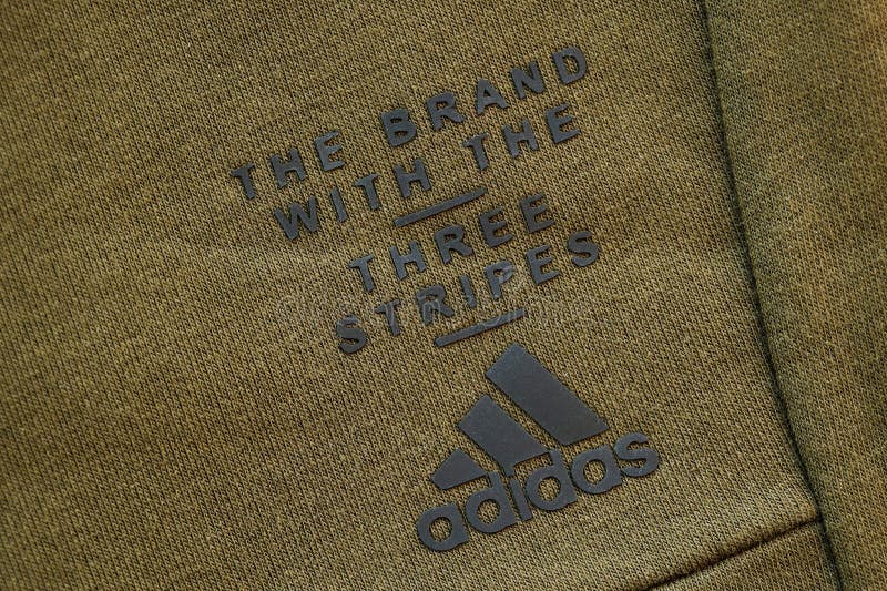 kyiv ukraine may adidas company logo new brand clothes kyiv ukraine may adidas company logo new brand clothes close up 298347155