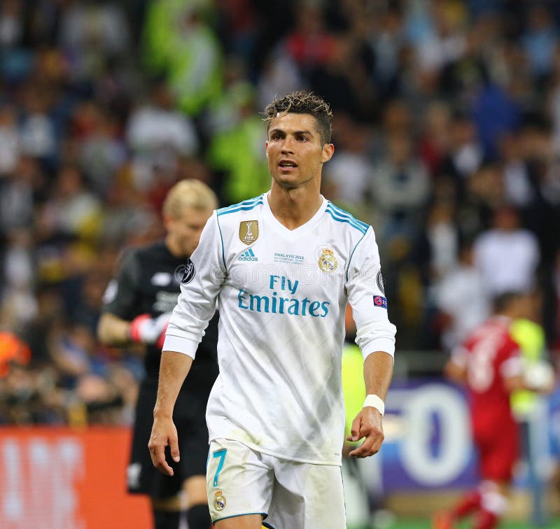 Ronaldo 7 Kiev CR7 Trikot Real Madrid Home Champions League Finale Kyiv 2018 
