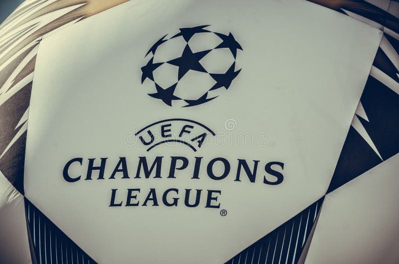 Champions League UEFA logo flag symbol icon Stock Photo - Alamy