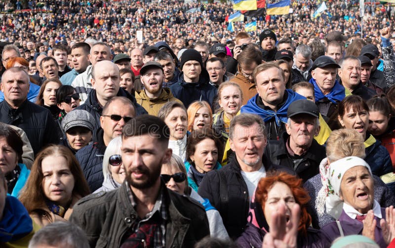 Protests on Independence Square in Kyiv, Ukraine royalty free stock photo Protests on Independence Square in Kyiv, Ukraine royalty free stock photo