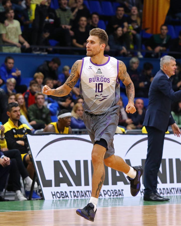 FIBA Basketball Champions League: BC Kyiv Basket v San Pablo Burgos stock photography FIBA Basketball Champions League: BC Kyiv Basket v San Pablo Burgos stock photography