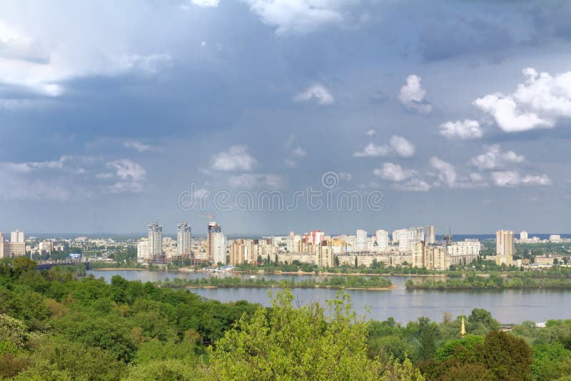 Kyiv, Ukraine.View on the Dnieper River