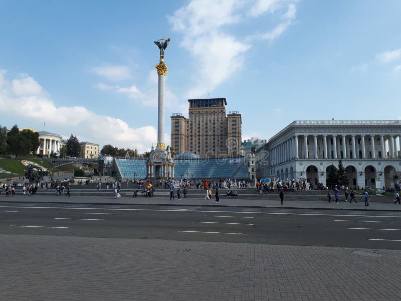 Kyiv Ανεξαρτησία Maidan στοκ εικόνες Kyiv Ανεξαρτησία Maidan στοκ εικόνες