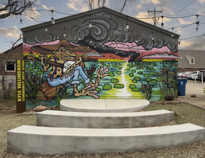 Kyle Dillingham Community Arts Stage in Downtown Edmond, Oklahoma
