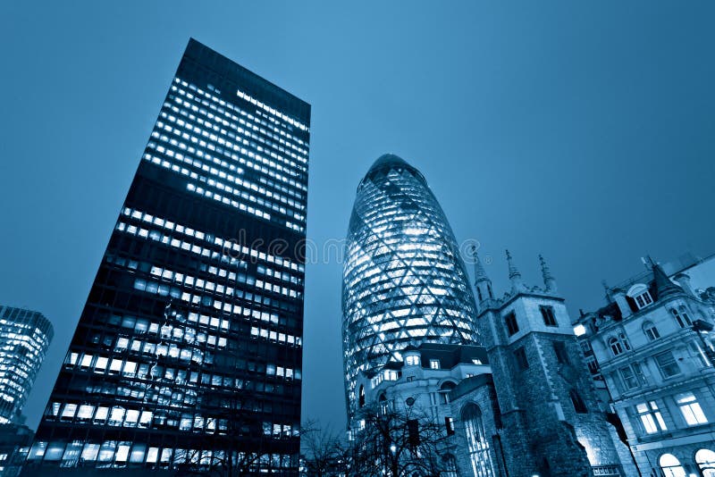 Skyline de Londres, Reino Unido fotografía de archivo libre de regalías
