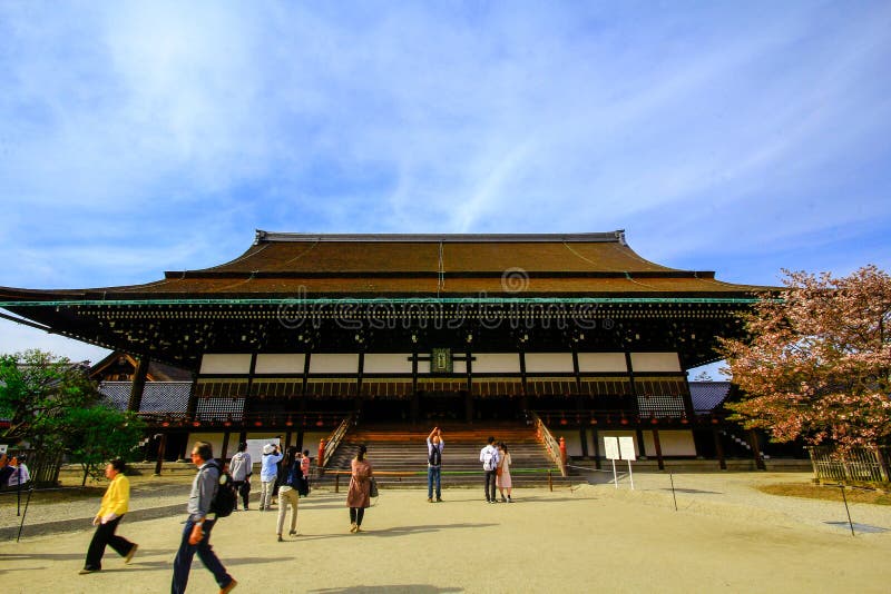 Kyoto, Japan. 10 April 2016. Kyoto Imperial Palace