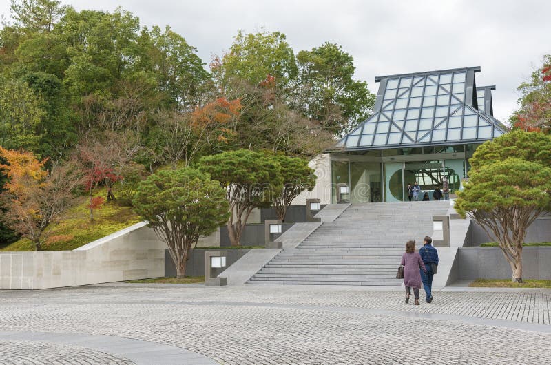 Architecture of Miho Museum in Kyoto, Japan Editorial Photo