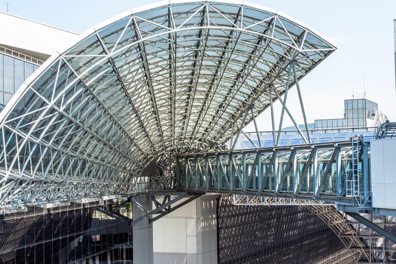 Kyoto järnvägsstation royaltyfri fotografi Kyoto järnvägsstation royaltyfri fotografi