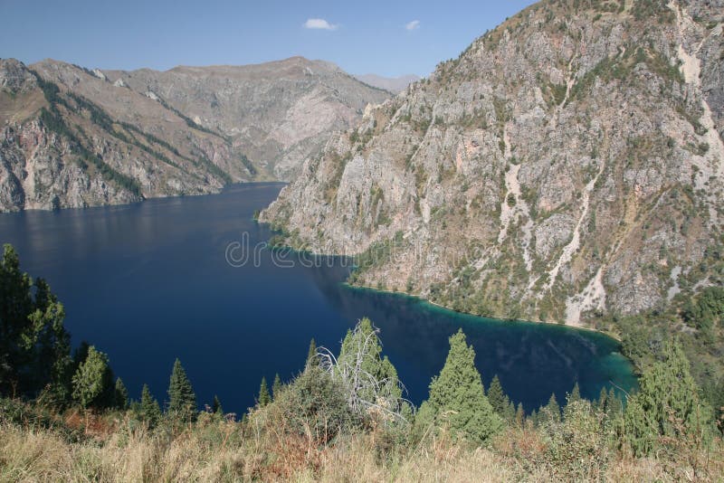 Kyrgyzstan mountain lake