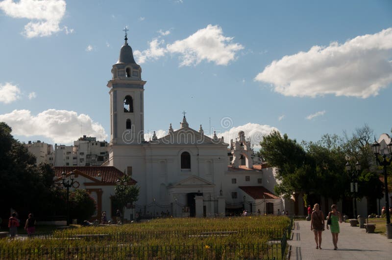Kyrka av damen av Pilar royaltyfri foto Kyrka av damen av Pilar royaltyfri foto