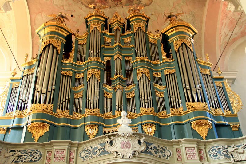 Kyrka av St Johns på Vilnius Organet royaltyfri fotografi Kyrka av St Johns på Vilnius Organet royaltyfri fotografi