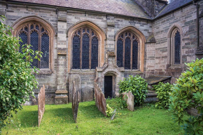 Kyrka för St Eustachius - Tavistock, England, UK arkivfoto Kyrka för St Eustachius - Tavistock, England, UK arkivfoto