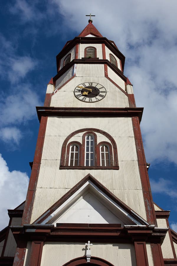 Historic Catholic Church of the Sacred Heart of Jesus in Puerto Varas, Chile. Built circa 1915. Historic Catholic Church of the Sacred Heart of Jesus in Puerto Varas, Chile. Built circa 1915.