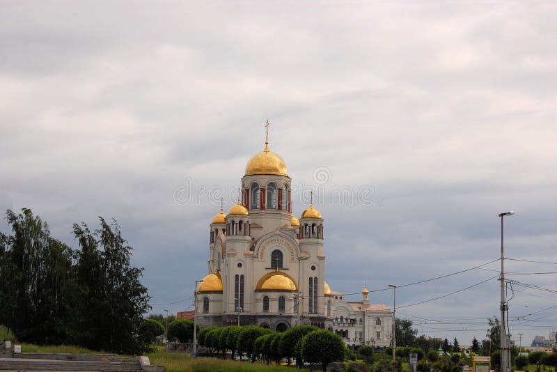 Kyrka på blod i Ekaterinburg, Ryssland arkivfoto Kyrka på blod i Ekaterinburg, Ryssland arkivfoto