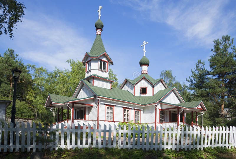 Kyrkan i Pitkyaratna Karelia royaltyfri bild Kyrkan i Pitkyaratna Karelia royaltyfri bild