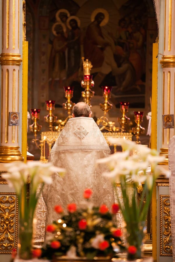 April 24, 2011 Ukraine. Easter at church. Ceremony of prayer and retual conducted priests of the Orthodox Church. April 24, 2011 Ukraine. Easter at church. Ceremony of prayer and retual conducted priests of the Orthodox Church