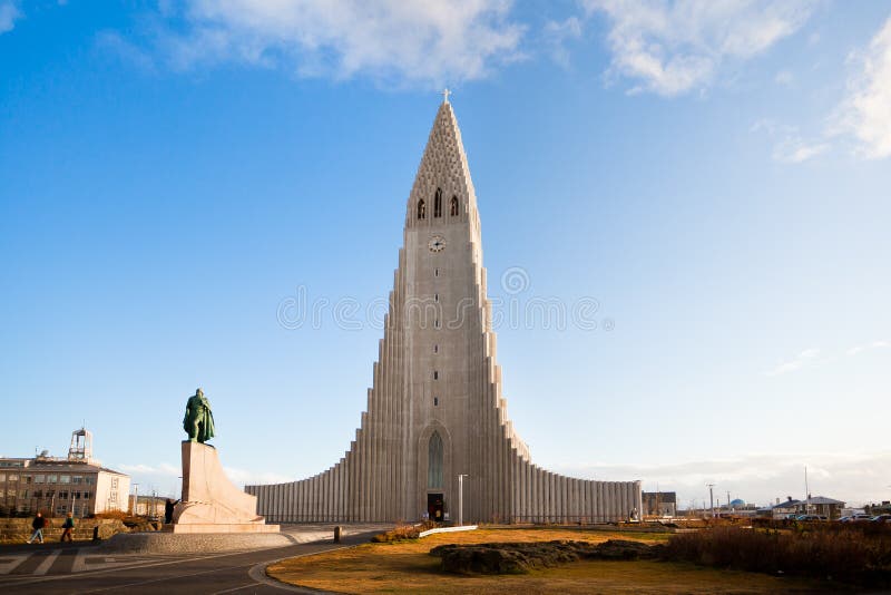 kyrklig hallgrimskirkja iceland reykjavik fotografering för bildbyråer kyrklig hallgrimskirkja iceland reykjavik fotografering för bildbyråer