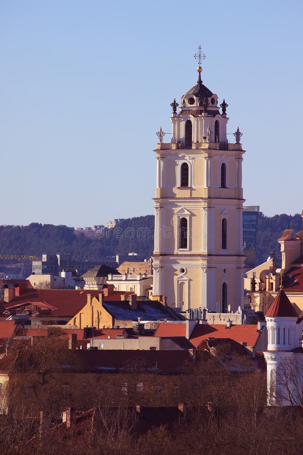 kyrklig johns st vilnius arkivfoton kyrklig johns st vilnius arkivfoton