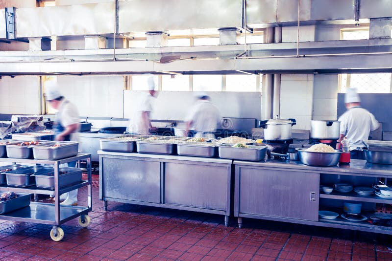 Kök av en kinesisk restaurang arkivbilder Kök av en kinesisk restaurang arkivbilder