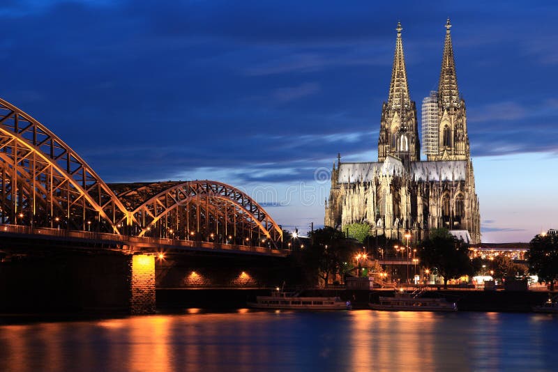 Köln Kathedrale und Hohencollernbridge