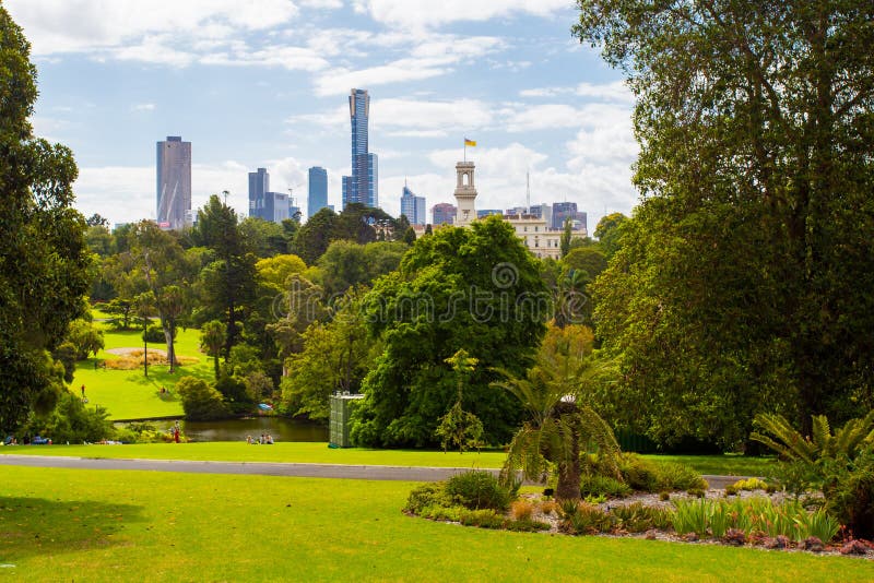 Königliche botanische Gärten Melbournes