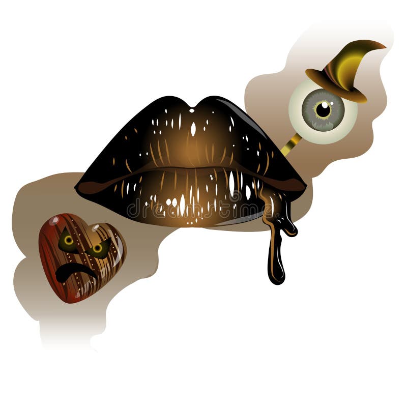 Körsbärsröda kanter vektor illustrationer Körsbärsröda kanter vektor illustrationer