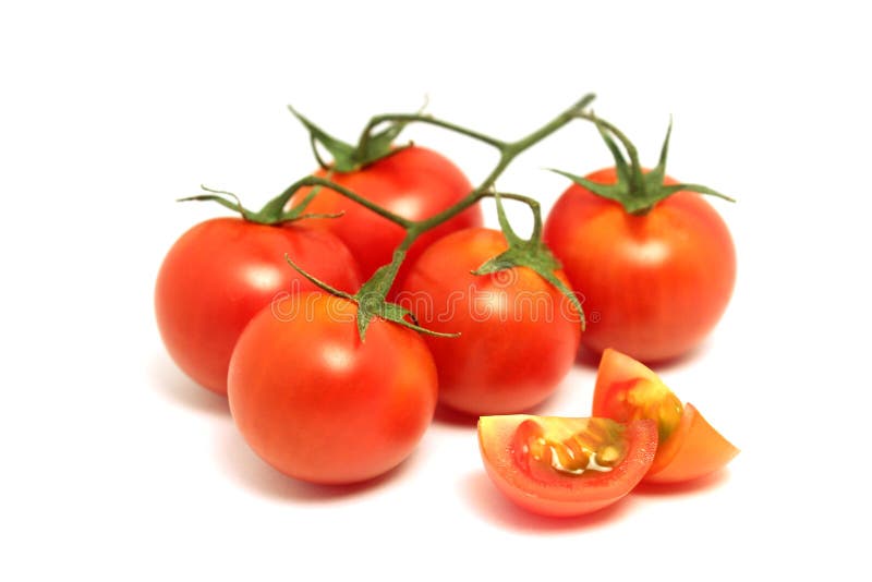 Körsbärsröda tomater
