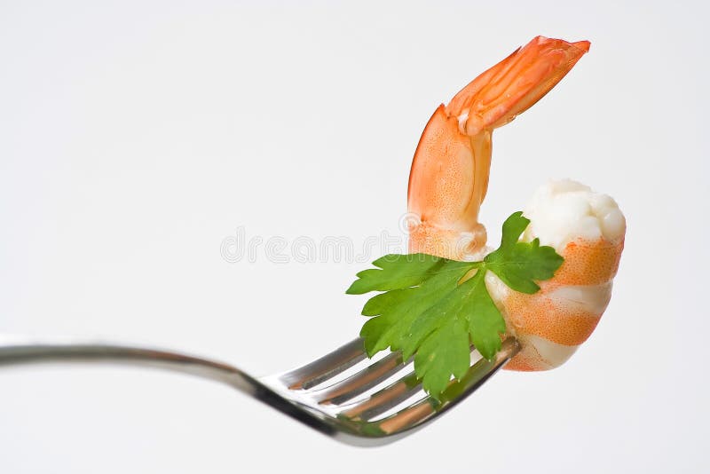 Köstliche frische gekochte Garnele zugebereitet lizenzfreies stockbild