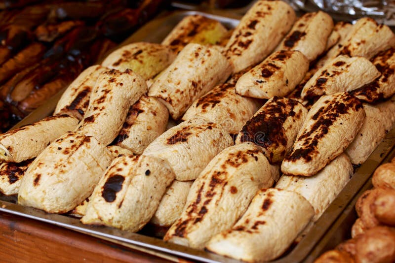 Köstliche gegrillte Aubergine stockbild Köstliche gegrillte Aubergine stockbild