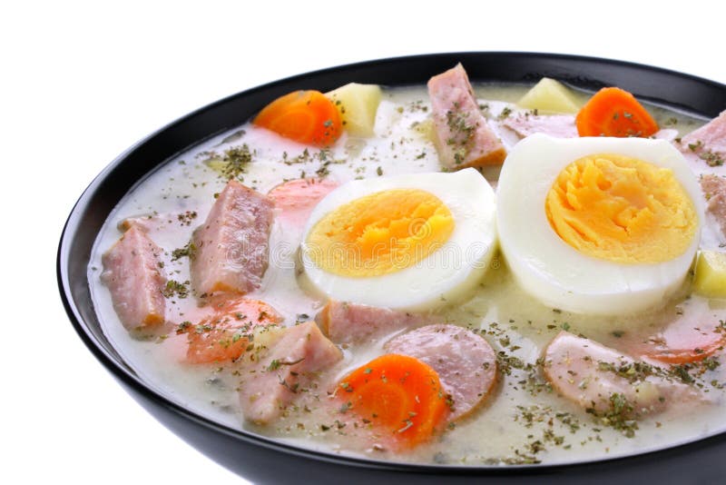Köstliche saure Suppe lizenzfreie stockbilder