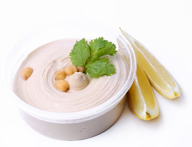 Köstliches hummus lizenzfreie stockbilder