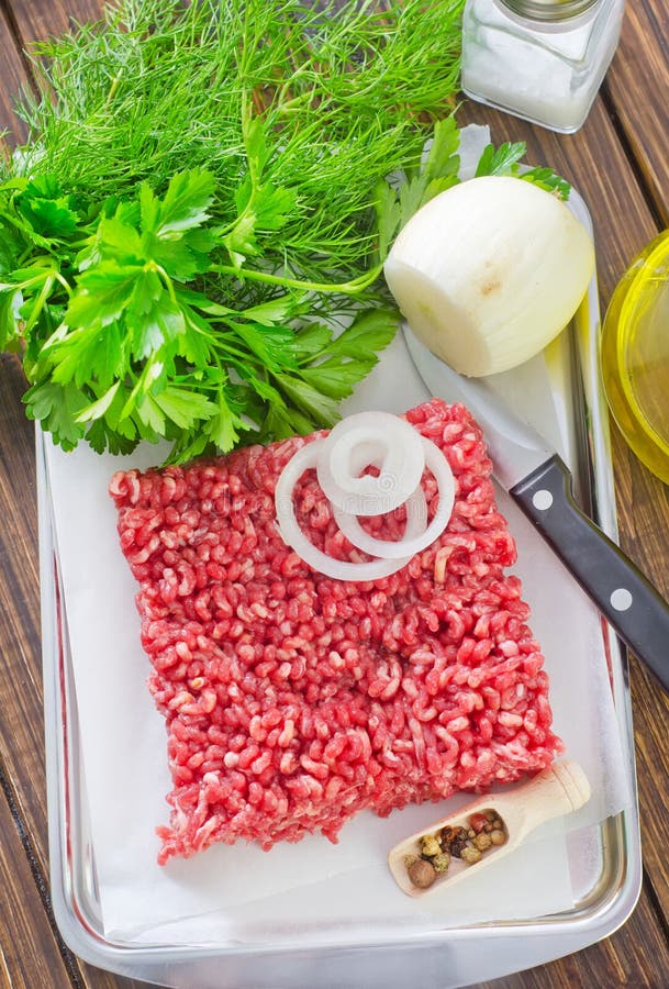 Köttfärs royaltyfria foton