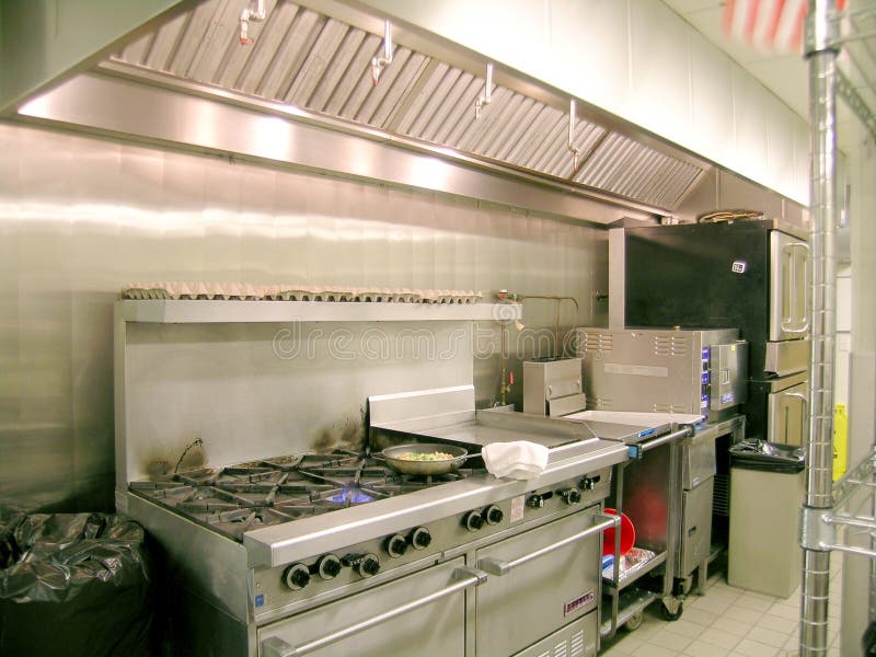 Shiny kitchen in an institutional, professional setting. Shiny kitchen in an institutional, professional setting