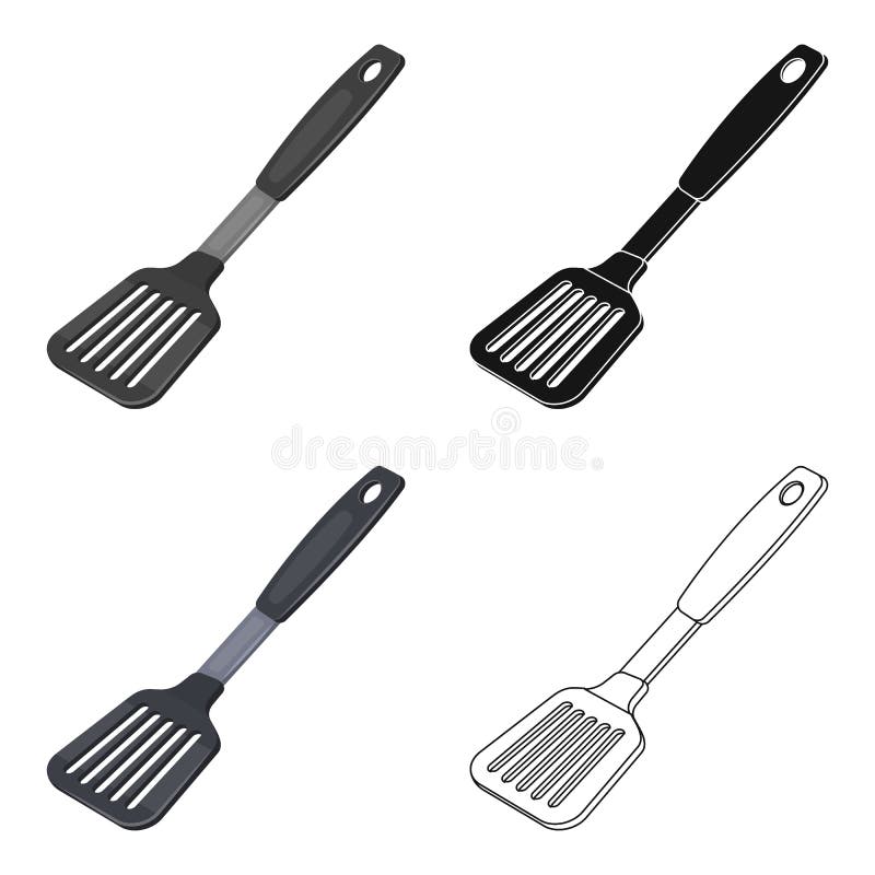 Küchenspachtel Einzelne Ikone BBQ im Karikaturartvektorsymbolvorrat-Illustrationsnetz vektor abbildung Küchenspachtel Einzelne Ikone BBQ im Karikaturartvektorsymbolvorrat-Illustrationsnetz vektor abbildung