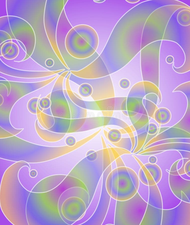 Kühle psychedelische Retro- Strudel vektor abbildung Kühle psychedelische Retro- Strudel vektor abbildung