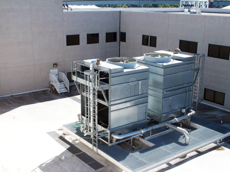 Cooling Tower for a large office building. Cooling Tower for a large office building.