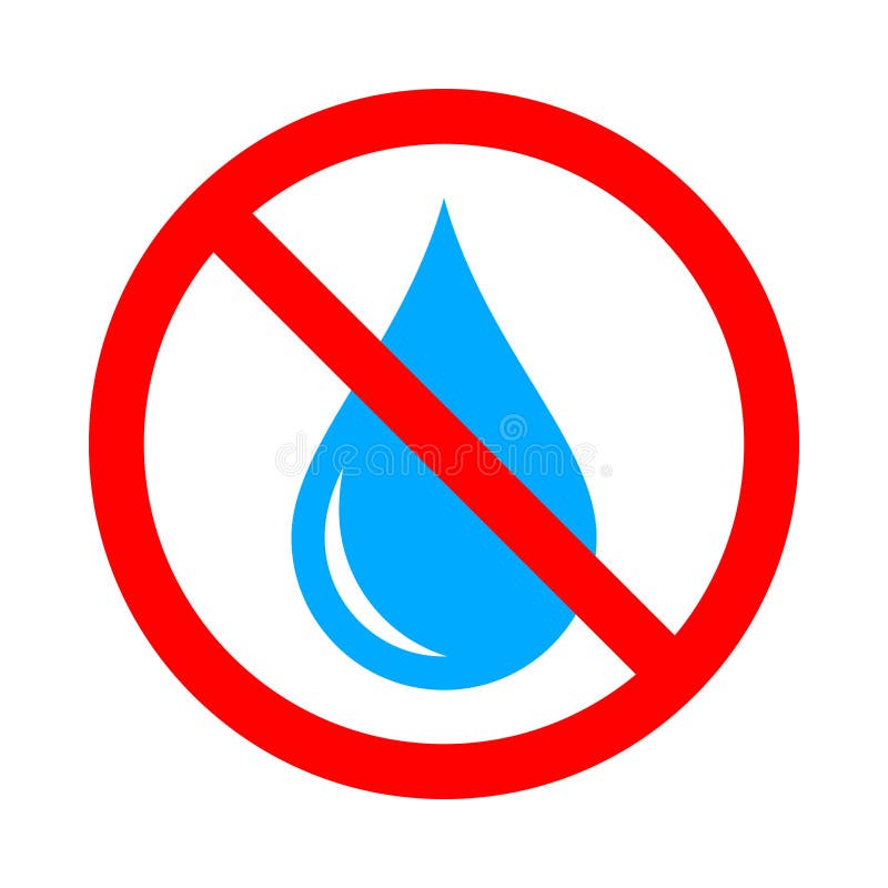 Kümmern Sie sich um Wasser vektor abbildung Kümmern Sie sich um Wasser vektor abbildung