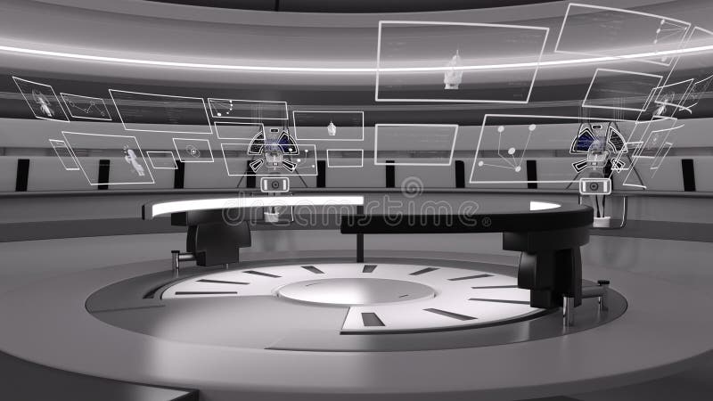 Künstliche Intelligenz. kybernetisches Labor. lizenzfreie abbildung